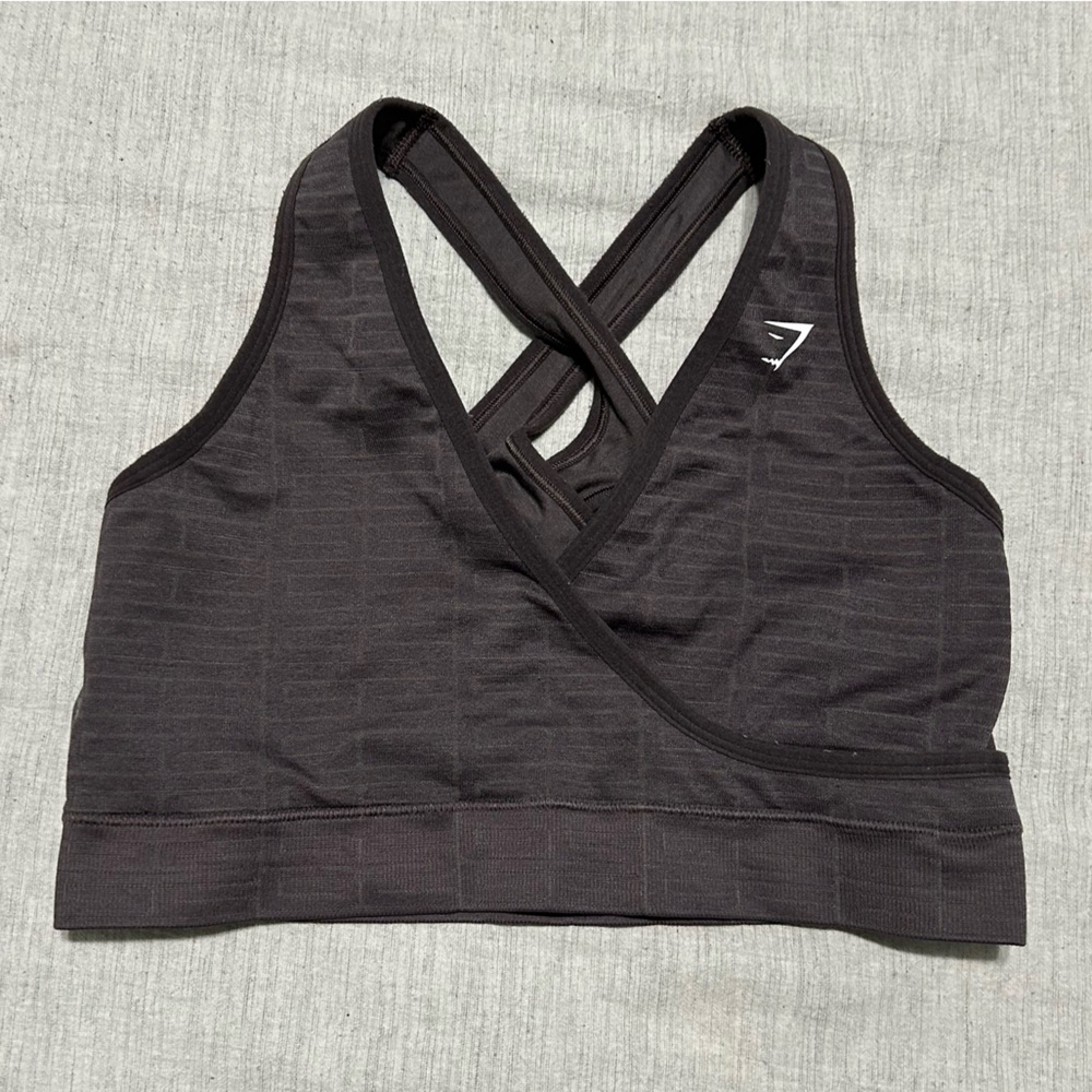 Gymshark Purple Cross-Back Sports Bra